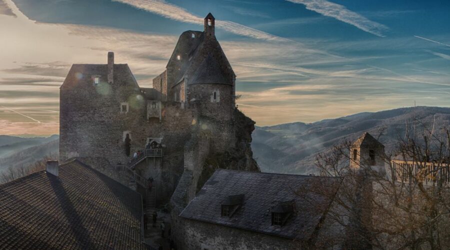 Burgruine Aggstein im Winter