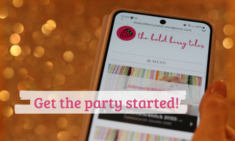 Mein Motto für 2023: Get the party started!