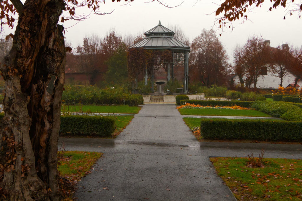 Historischer Garten vom Schloss Herberstein