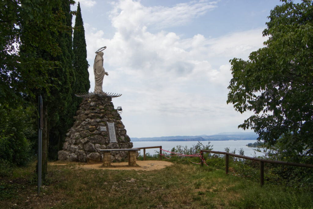 Madonna del Pign mit Blick über den Gardasee
