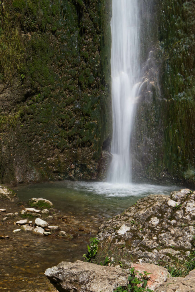 Wasserfall im Parco delle Cascate