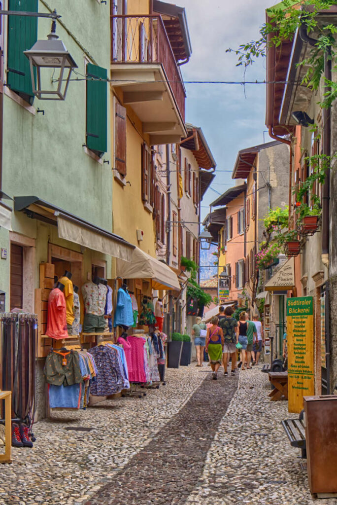 Gasse in der Altstadt von Malcesine