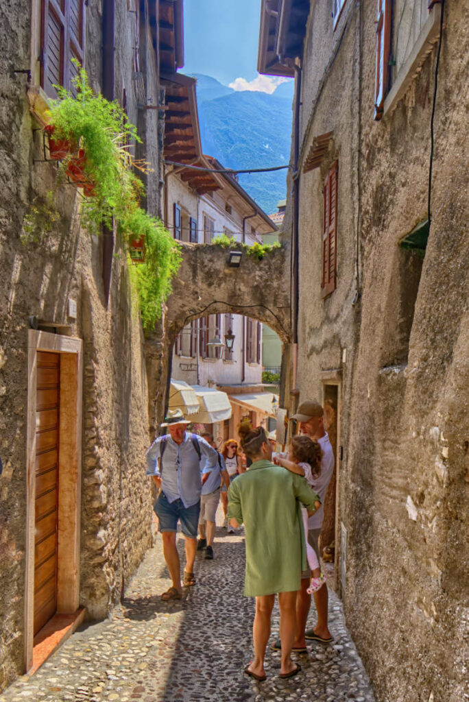 Gasse in der Altstadt von Malcesine