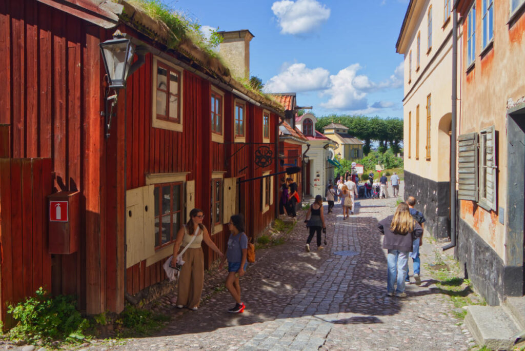 Straße in Skansen