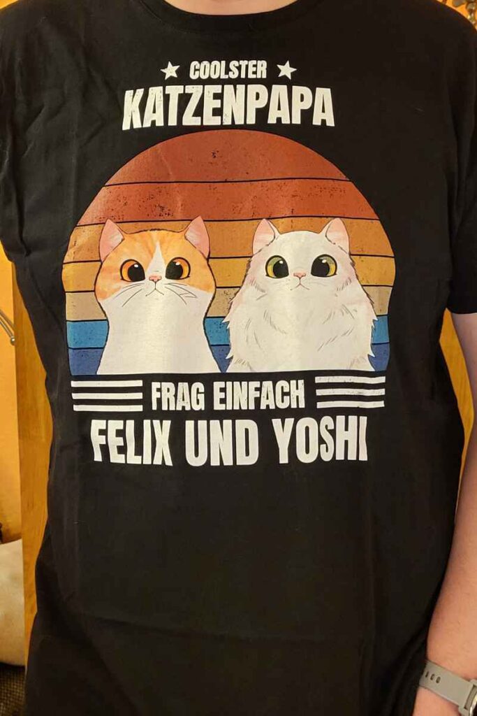 Pawpys neues Shirt