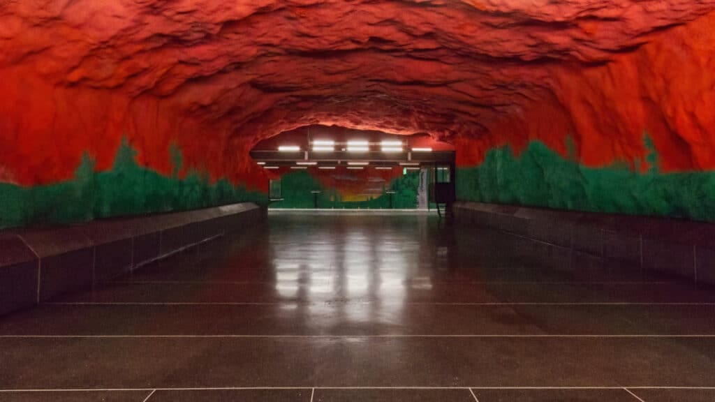 Tunnelbana-Station Solna Centrum