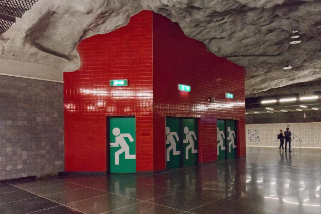 Tunnelbana-Station Universitetet