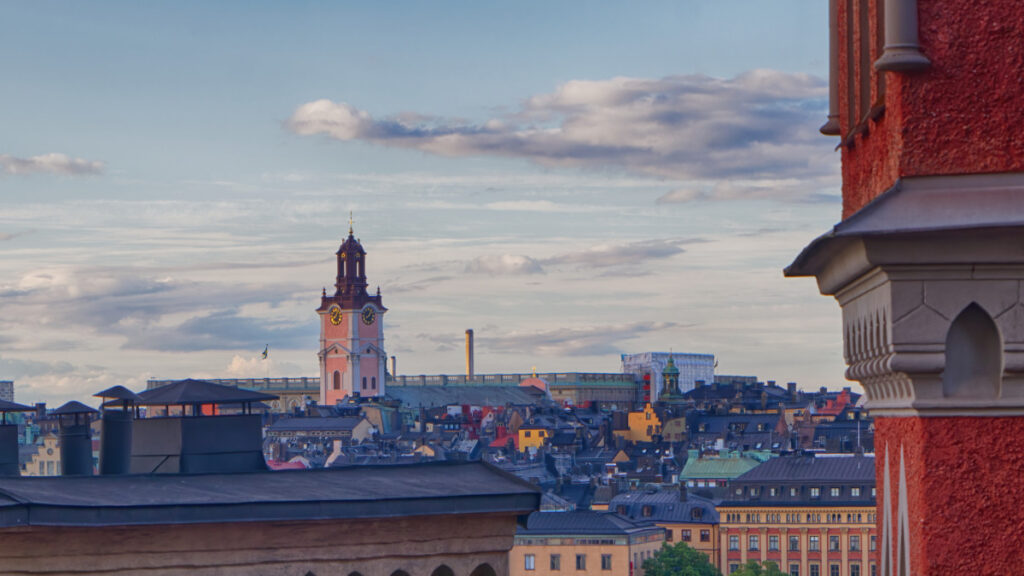 Blick auf Gamla Stan von der Bellmansgatan