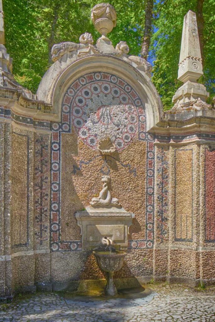 Brunnen im Park der Quinta da Regaleira