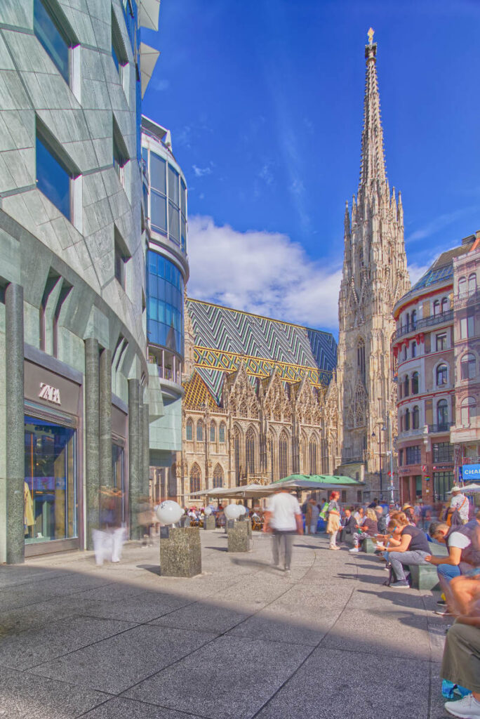 Stephansdom: Langzeitbelichtung