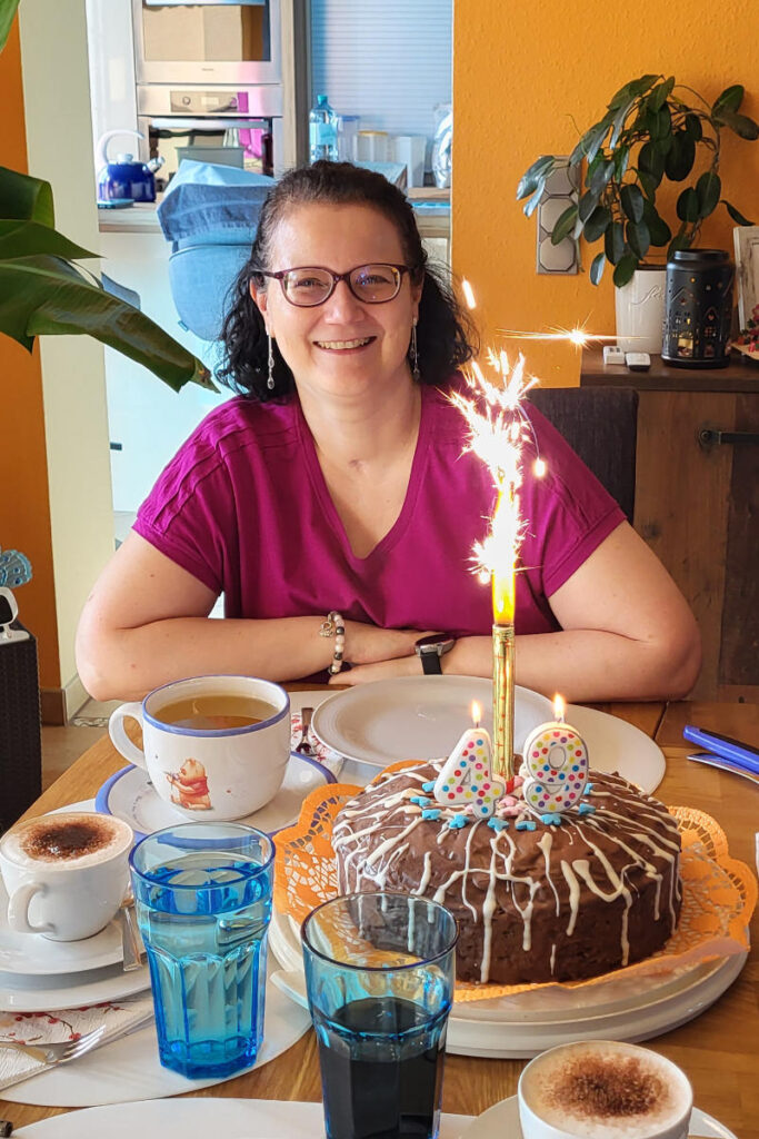 ich an meinem 49. Geburtstag