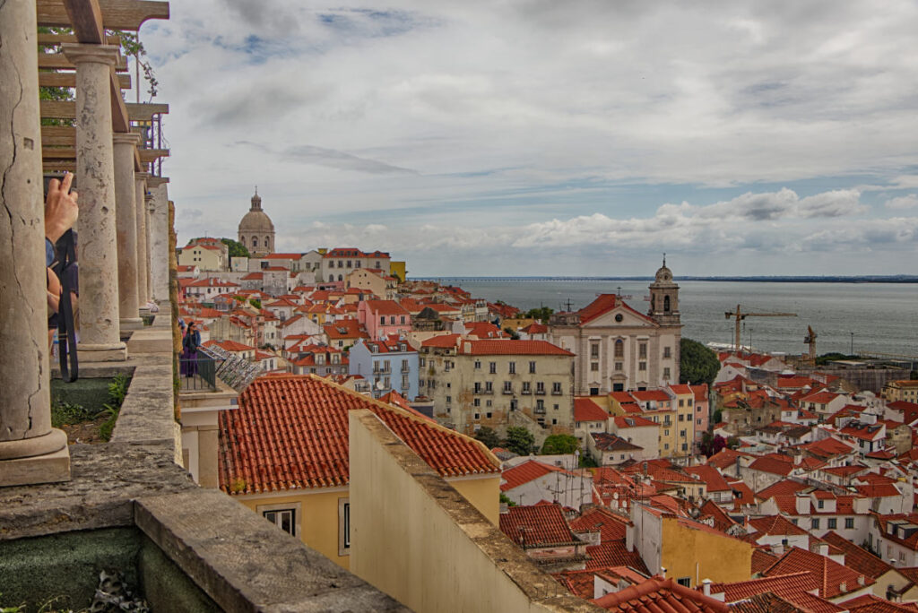 Aussicht vom Miradouro de Santa Luzia