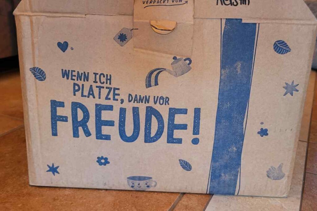Wenn ich platze, dann vor Freude! Ich liebe die Verpackung von Sonnentor.