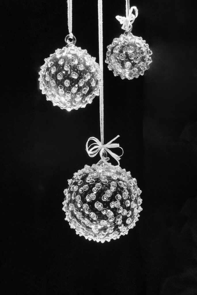 Glaskugeln am Christkindlmarkt