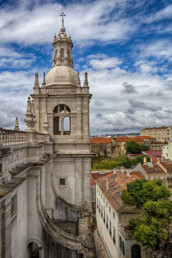 Blick von der Dachterrasse des Convento de São Vicente de Fora