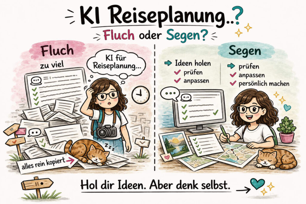 Reiseplanung mit KI: Fluch oder Segen?