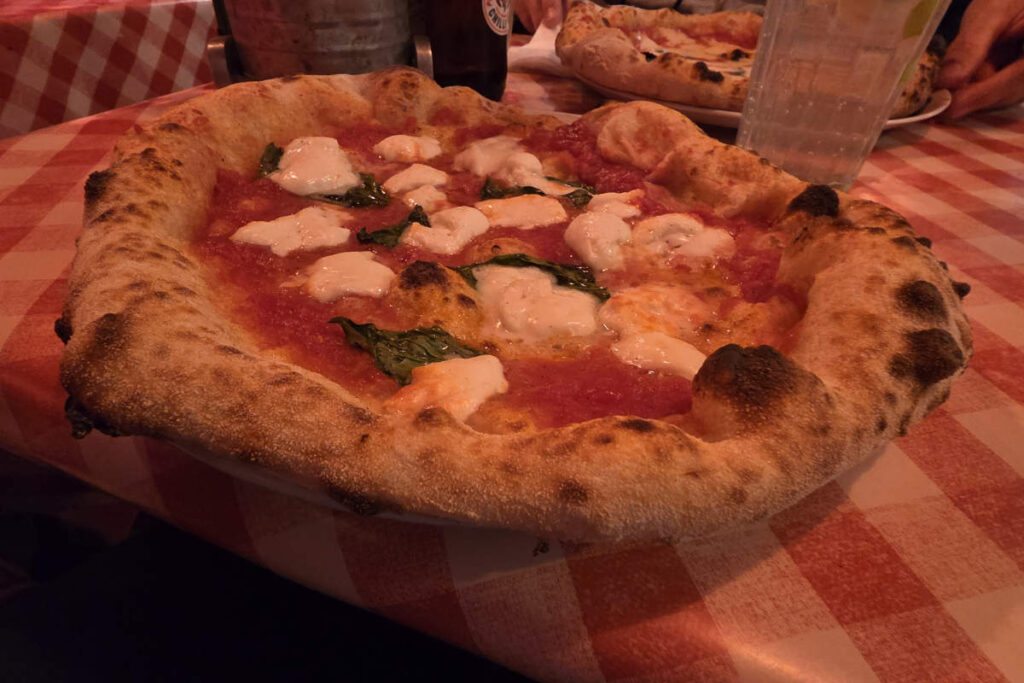 Essen bei Pizza Pilgrims