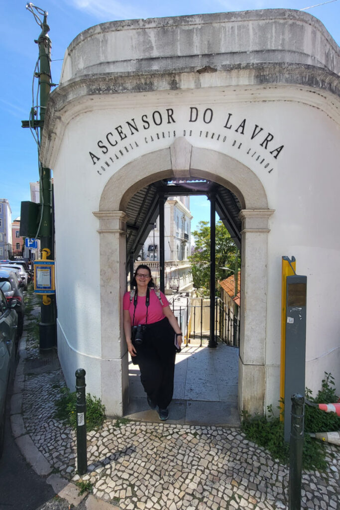 ich beim Ascensor do Lavra