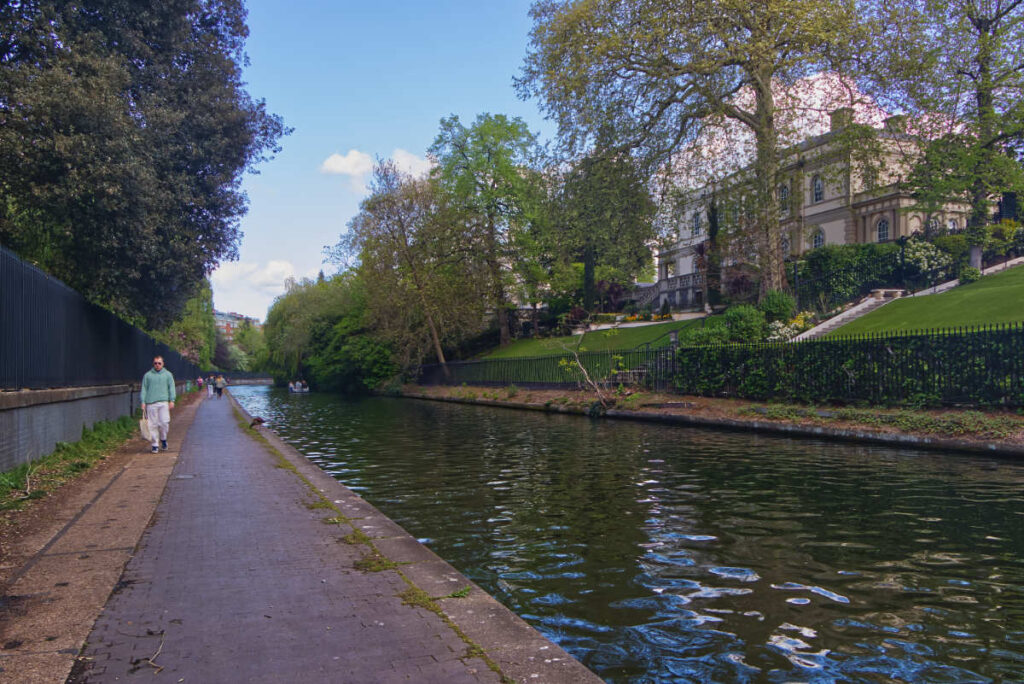 Kanalweg am Regent's Canal London